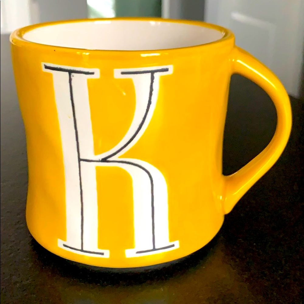 Anthropologie initial mug